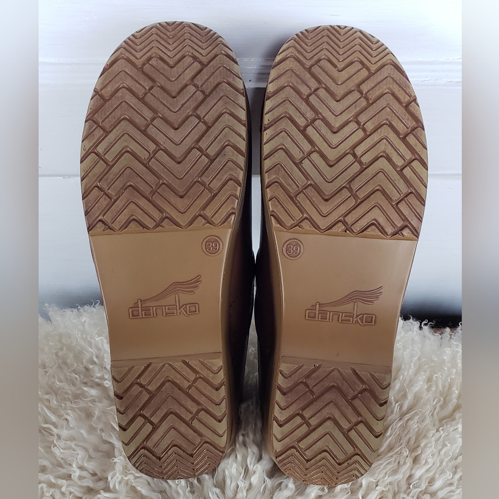 🌟SEE NEW LISTING🌟HP!🌾Limited Edition☆Dansko Honey Clogs☆Floral Embossed☆EU39- - Picture 14 of 16
